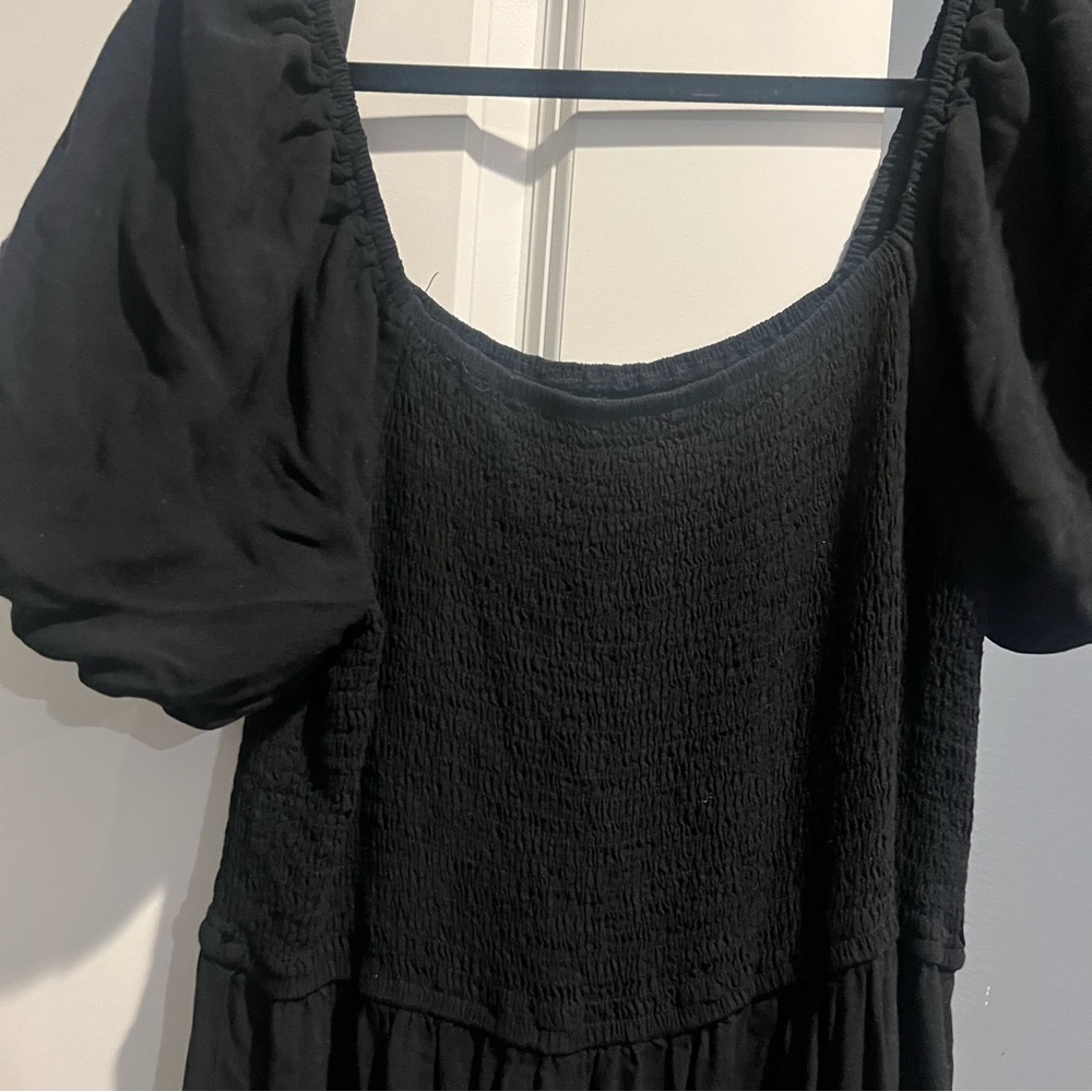 ZESICA Viral Women's Black Midi Dress - Picture 6 of 8